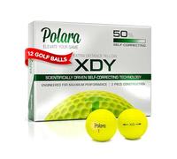 Polara Golf XD Yellow Extra Distance Balls, Reduces Hooks and Slices by Up to 50%, Pack of 12