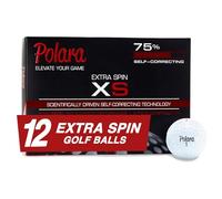 Polara Ultimate Straight Premium Golf Balls | Hook and Slice Correction | Handicap Range 12+ | Perfect for Recreational Golfers | 1 Dozen (12-Balls) | 2pc Construction of Central Core and Outer Cover