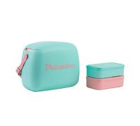 Polarbox 6L Retro Coolbox - Cyan Baby Rose