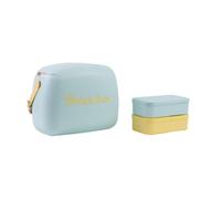 Polarbox 6L Retro Coolbox - Sky Blue Yellow