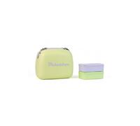Polarbox Pop Cool And Warm Thermos Bag With Leather Strap 6L Light Green & Lilac