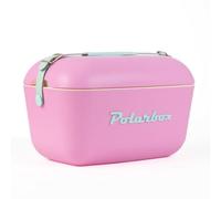 Polarbox 20L Cool box, Ice Box, Large Cool Box, For Picnics, Beach, Camping, Garden, Cool Storage Box - Bubblegum Pink Cyan Pop