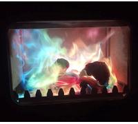 Polaris Pine Cone Log Burner Fire Pit - Vibrant Colour Changer for Indoor or Outdoor Use 250g