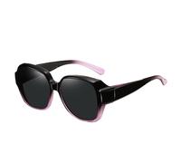 Polarised Fit Over Glasses Sunglasses Womens, Sunglasses To Wear Over Glasses, Fit Over For Women Oversized, Trendy Polarized Wear Over For Women Men
