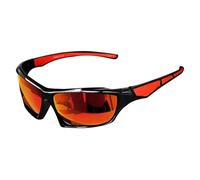 Polarised Sports Sunglasses, UV Protection, Rectangular Sunglasses, Mirror Tans for Driving the Hiking Basbal, Comfortable Fashion Shadow, Outdoor Sports Eyewear for Driving, Fishing, Cycling, red