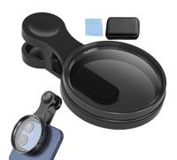 Polariser Filter for Phone Lens - Clip On 52 mm Circular Polarising Filter | Multi-Coated Glass Lens Accessory, Fit for Mobile Phones, Smartphones, Easy Installation