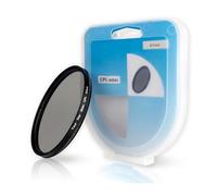 Polarising filter CPL, Ø 67 mm, minimises distracting light reflections, improves optical clarity and colour fidelity, circular polarising filter in aluminium mount, camera filter