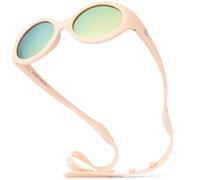 Polarized Baby Sunglasses With Strap - Unbreakable Flexible Infant Sunglasses For Toddlers Newborns 0-24 Months, Oval Peach, Baby