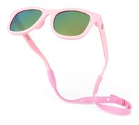 Polarized Baby Sunglasses With Strap - Unbreakable Flexible Infant Sunglasses For Toddlers Newborns 0-24 Months