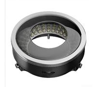 Polarized LED Ring Light 96 LEDs Glare Free Metal | metal construction, black finish, compact 8x2x2.2cm, fits standard mounts, long lifespan