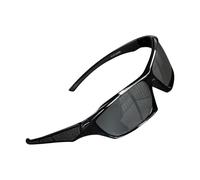 Polarized Men's Sunglasses - UV Protection Lightweight Sports Frame Scratch Resistant Sight Lenses with Non-Slip Nose Pads | Outdoor Driving, Fishing, Cycling, Running, Black, Refer to Description