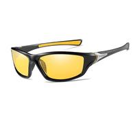 Polarized Night Driving Glasse, Night Day Vision Driving Anti Glare, Yellow Tinted Sunglass, Fashion Oversized Night Vision Glasses for Women Men