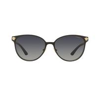 Versace VE2168 1377T3 Woman Sunglasses Metal Black Grey Pantos Polarized Shaded