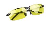 Polarized Photochromic Outdoor Sports Safety Sunglasses for Men Women Anti Glare UV400 Protection for Day and Night Driving Cycling Golf Running Cycling Fishing Eyewear Sun Glasses (3043-Yellow)