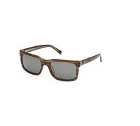 Polarized Rectangular Sunglasses, male, Timberland, Sunglasses, Green, 57 MM, Accessories 57 MM