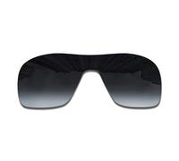 Polarized Replacement Lens fit Oakley Turbine Rotor OO9307 Sunglass-Anti-Scratch|Impact-Resistant|Perfectly Fit(1.5MM-Black Gradient-Polarized)