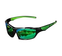 Polarized Sports Sun: Lightweight & Wrap-Around Driving Cycling Comprehensive Protection | for Men, Women, Golf, Hiking, verde, Consulte la descripción
