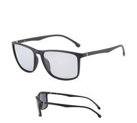 Polarized Square Sunglasses | UV Protection Sunglasses | Outdoor Color-Changing Shades | Durability Assured | Facial Contour Adaptation | 15x14.3x4.7cm | For Fishing Driving Camping
