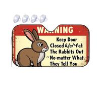 Polarized Sun Visor For Car Keep Door Closed! Don'T Let The Rabbits Out No Matter What They Tell You. Car Windshield Sunshade Windshield Sunshade Windshield Sunshade(76x140cm)