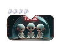 Polarized Sun Visor For Car Three Babies Trapped Under 'Closed To God' Dome Car Windshield Sunshade Car Shade Car Window Covers(70x130cm)