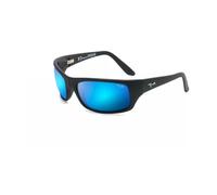 Maui Jim - Peahi Black Matte Rubber Bleu Hawai Minéral SuperThin - Sunglasses