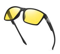 Polarized Sunglasses Men Women, Sport Sunglasses Men Black, Retro TR90 Ultralight Frame, UV400 HD Golf/Driving/Fishing/Travel Glasses/Outdoor Sports Fashion