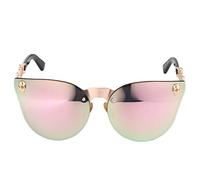 Polarized Sunglasses Metal Frame Halloween Skull Shaped for Festivals | PC and Metal Build, Cat Eye Butterfly Retro Style, 1 Pair for Outfits and Photography Props