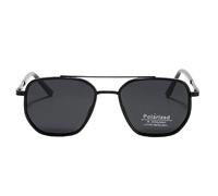 Polarized Sunglasses - Stylish Square Frame Sunglasses with Lightweight Design, UV400 Protective Glasses for Men, Perfect for Outdoor Travel, Beach Trips, Music Festivals, Bridal Showers, black, Siehe