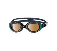 Zoggs Predator Flex Adult Swimming Goggles | Polarized Ultra Lens, Anti-Fog, UV Protection, Quick-Adjust Strap, Curved 180° Vision | Pool and Open Water