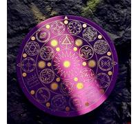 Polarizing Disc for EMF Water Energization and Harmonic Balancing, Multi-Frequency Oscillator, Double-Sided Enhancement for Meditation, 10cm/28cm Size