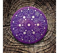 Polarizing Disc for EMF Water Energization and Harmonic Balancing, Multi-Frequency Oscillator, Double-Sided Enhancement for Meditation, 10cm/28cm Size