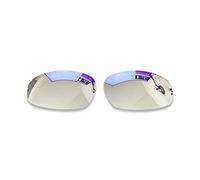 POLARLENS Polarised Replacement Lenses for Oakley Split Jacket - Compatible with Oakley Split Jacket Sunglasses (Silver)