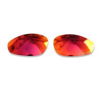 POLARLENS Polarised Replacement Lenses for Oakley Straight Jacket 1999 - Compatible with Oakley Straight Jacket 1999 Sunglasses (Fire Red)