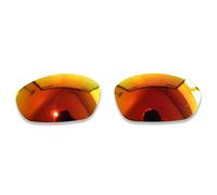 POLARLENS Polarised Replacement Lenses for Oakley Straight Jacket 2007 - Compatible with Oakley Straight Jacket 2007 Sunglasses (Fire Red)