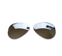 POLARLENS Polarised Replacement Lenses for Ray Ban Aviator RB3026 62mm - Compatible with Ray Ban Aviator RB3026 62mm Sunglasses (Silver)