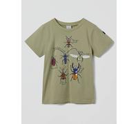Polarn O. Pyret Pure Cotton Bug Print T-Shirt (1-10 Yrs) - 3-4 Y - Green Mix, Green Mix