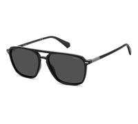 Polaroid Man PLD 4182/S/X 807/M9 Sunglasses Polycarbonate Black Grey Squared Polarized