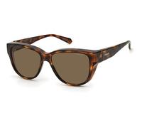 Polaroid Ancillaries Pld 9013/s 9N4/SP HAVANA BROWN Sunglasses Women's Polycarbonate, Standard, 58