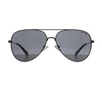Polaroid Aviator Dark Ruthenium Grey Polarized Pld 6187/s Grey One Size