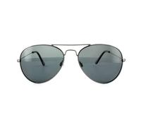Polaroid Aviator Ruthenium Grey Grey Polarized Sunglasses Grey
