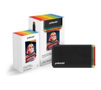 Polaroid Bundle Hi-Print+Paper - 2nd Generation - Bluetooth Connected 2x3 Pocket Photo, Dye-Sub Printer - Black | 40 photos, Bluetooth connectivity