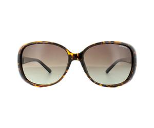 Polaroid Butterfly Womens Havana Black Brown Gradient Polarized Sunglasses - One Size