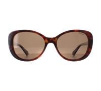 Polaroid Butterfly Womens Havana Bronze Polarized PLD 4154/S/X - Brown - One Size