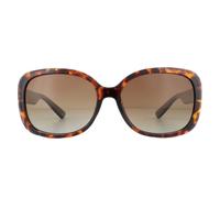 Polaroid Butterfly Womens Havana Brown Gradient Polarized Sunglasses - One Size