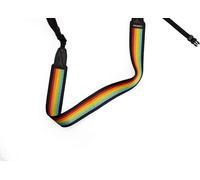 Polaroid Camera Strap Flat - Rainbow Black