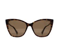 Polaroid Woman PLD 4181/S 086/SP Sunglasses Polycarbonate Havana Brown Squared Polarized