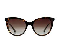 Polaroid PLD 4184/S/X 086/LA Woman Sunglasses Polycarbonate Havana Brown Squared Polarized Shaded