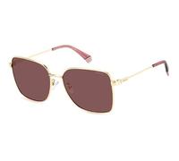 POLAROID, FLOOR GAFAS, PLD 4158/G/S/XN, GOLD BURGUNDY, 58, (WOMAN)