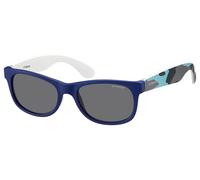 Polaroid Kid Polaroid P0300 T6D/Y2 Sunglasses Plastic Blue Squared Polarized