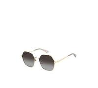 Polaroid Geometric Lightweight Sunglasses- Gold Frame, Gold, Women Gold